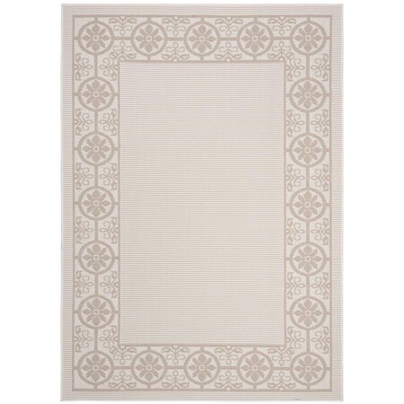Safavieh 8 x 10 ft. Bermuda 800 Power-Loomed Rectangle Rug - Ivory & Beige BMU815C-8